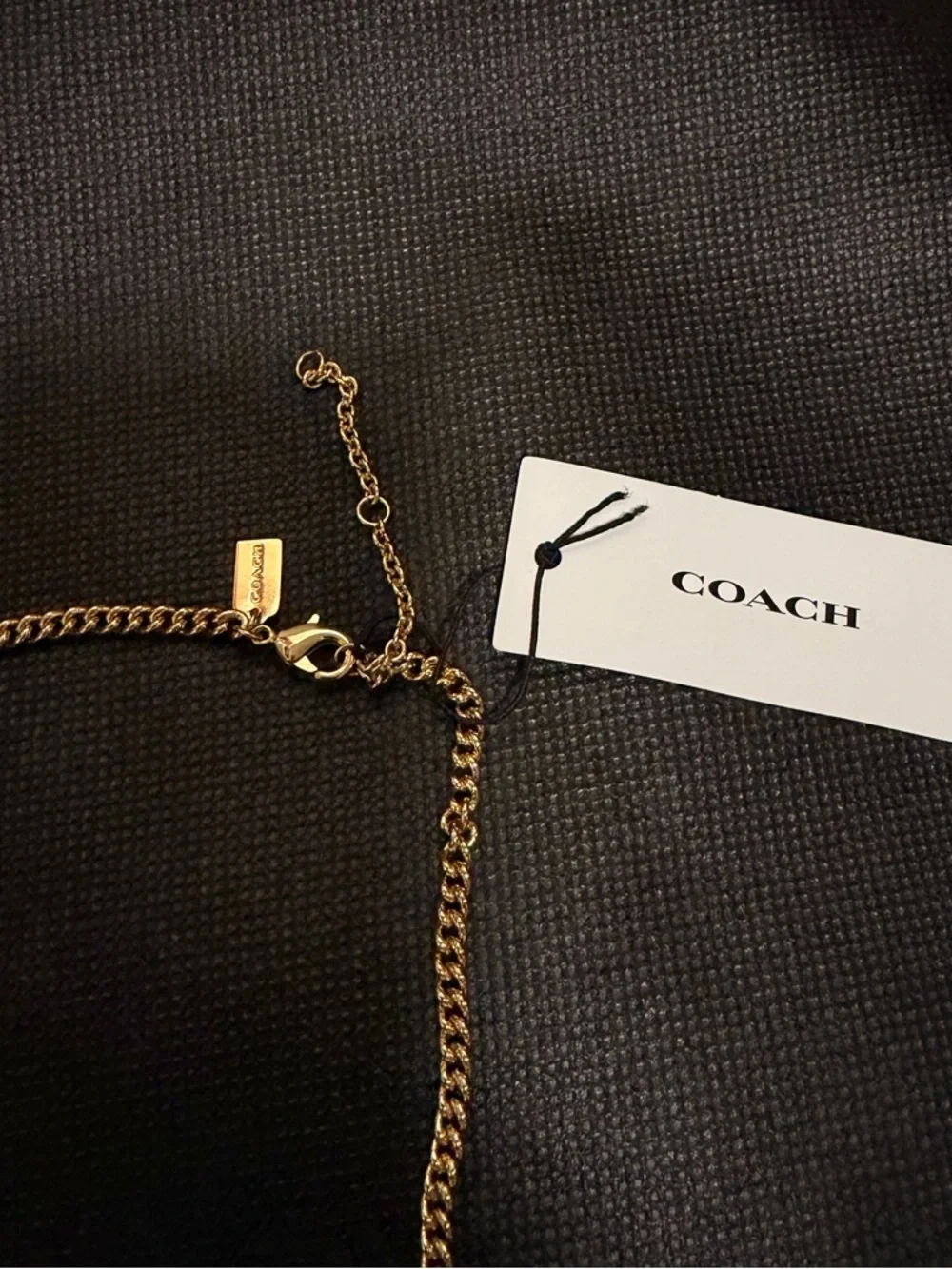 NEW COACH PAVÉ CHARM
NECKLACE - Picture 3 of 3